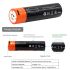 18650 2600mAh 3.7V oppladbart Li-ion batteri med Micro USB høy energitetthet for elektroniske enheter