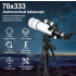 Oppdag universet med Bossdun 333X profesjonelt astronomisk teleskop for barn måneobservasjon og stjernetitting