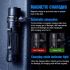 TrustFire MC3 LED lommelykt 2500 lumens USB magnetisk lading IP68 vanntett perfekt for utendørs eventyr