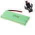 Miljøvennlig 7,2V 1800mAh Ni-MH SM-plugg oppladbart batteri for lekebiler og modellfly høy-kapasitet batteri