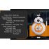 Oppgrader BB-8 fjernkontroll robot med 2.4G teknologi 360° rotasjon magnetisk fjæring Star Wars leketøy gave