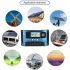 MPPT Solar Charge Controller 30A til 100A med Dobbel USB LCD skjerm for Solcellepanel effektiv lading