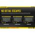 Nitecore D4 Digicharger batterilader med LCD skjerm Li-Ion 18650 Ni-MH sikkerhet og effektivitet retur mulig