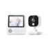 AMB900 2,8 tommers video babymonitor 720P babykamera med 4X zoom IPS-skjerm nattsyn og toveis intercom