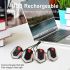 CarryBright CBX4 sykkelblinklys med horn vanntett USB-lading sykkellys foran baklys sykkelutstyr LED