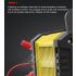 FOXSUR Bærbar bilbatterilader med mikroprosessorkontroll for 12V 24V AGM LiFePO4 Blysyrebatterier Motorsykkelbatteri