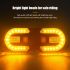 Sykkel Blinklys Baklys LED Sykkellampe USB Oppladbar med Høy-Effektiv LED Enkel Montering Vanntett Design