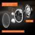 CO LIGHT 7 Tommers LED-frontlykter for Jeep Wrangler Lada Niva 4x4 med Gult og Hvitt engleøye for Bedre Synlighet