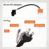 CO LIGHT 7 Tommers LED-frontlykter for Jeep Wrangler Lada Niva 4x4 med Gult og Hvitt engleøye for Bedre Synlighet