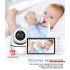 Oppdag ABM501 Video Baby Monitor med 2.4G trådløs 5.0 tommer LCD toveis audio nattsyn for trygg barneomsorg
