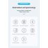 Mini GPS Tracker Bluetooth 4.0 Smart Locator Anti-Lost Lettvekt Kompakt Design Sanntids Posisjon iSearching App