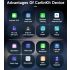 CarlinKit Smart TV Box Android 13 for biler Streaming YouTube Netflix Qualcomm 8 kjerner Biltur Underholdning