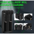 21700 batterilader profesjonell for oppladbare litiumbatterier med intelligent MCU teknologi og 0 volt aktivering