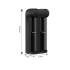 21700 batterilader profesjonell for oppladbare litiumbatterier med intelligent MCU teknologi og 0 volt aktivering