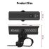 TOWILD CL1600 USB oppladbar frontlampe 1600 lumen LED sykkellykt for urban sykling og off-road eventyr