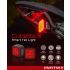 Enfitnix Cubelite III Smart baklys 30 lumen sykkelsikkerhet USB lading oppladbart lang batteritid synlighet