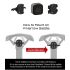 Enfitnix Cubelite III Smart baklys 30 lumen sykkelsikkerhet USB lading oppladbart lang batteritid synlighet