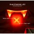 Enfitnix Cubelite III Smart baklys 30 lumen sykkelsikkerhet USB lading oppladbart lang batteritid synlighet