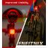 Enfitnix Cubelite III Smart baklys 30 lumen sykkelsikkerhet USB lading oppladbart lang batteritid synlighet