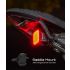 Enfitnix Cubelite III Smart baklys 30 lumen sykkelsikkerhet USB lading oppladbart lang batteritid synlighet