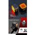Enfitnix Cubelite III Smart baklys 30 lumen sykkelsikkerhet USB lading oppladbart lang batteritid synlighet
