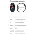 E500 Smartklokke Herre: Blodsukkerklokke, EKG, Blodtrykk, Kroppstemperatur, IP68 Vanntett Fitness Tracker