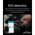 E500 Smartklokke Herre: Blodsukkerklokke, EKG, Blodtrykk, Kroppstemperatur, IP68 Vanntett Fitness Tracker