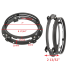 Oppdag 7 tommer motorsykkel LED hovedlykt med beam DRL turn signal for Harley Jeep Hummer vanntett IP67