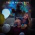 Nattlys Galaxy Projector 360° Roter Planterarium Lampe Beroligende Atmosfære Barnevennlig Fantasirik Gaveidé