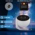 Nattlys Galaxy Projector 360° Roter Planterarium Lampe Beroligende Atmosfære Barnevennlig Fantasirik Gaveidé