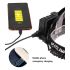 Kraftig XHP70 LED-hodelykt 8000LM USB-oppladbar IPX5 vanntett justerbare moduser ideell for utendørs belysning