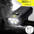 Oppdag TK5 Sykkelfrontlys med 5x T6 LED pærer 5000 lumen USB oppladbart sykkelutstyr for nattsykling