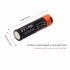 Doublepow 14500 750mAh Micro USB oppladbart litium-ion batteri miljøvennlig høykapasitetsbatteri camping