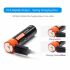 Doublepow 14500 750mAh Micro USB oppladbart litium-ion batteri miljøvennlig høykapasitetsbatteri camping