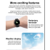 HW20 Smartklokke med Bluetooth-samtale, EKG og PPG - Hjertefrekvens og Søvnsporing - IP67 Vanntett Smartklokke