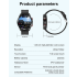 HW20 Smartklokke med Bluetooth-samtale, EKG og PPG - Hjertefrekvens og Søvnsporing - IP67 Vanntett Smartklokke