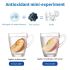 Bærbar hydrogenflaske 420ml med super antioksidanter for cellulær helse og hydrering høyt borosilikatglass