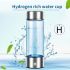 Bærbar hydrogenflaske 420ml med super antioksidanter for cellulær helse og hydrering høyt borosilikatglass