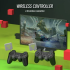 M8 videospillkonsoll retro gaming med 2.4G trådløs kontroller 4K Game Stick og omfattende spillbibliotek