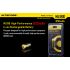 Nitecore NL166 16340 RCR123A 3.7V 650mAh oppladbart batteri lang levetid for lommelykter kamera og elektronikk