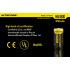 Nitecore NL166 16340 RCR123A 3.7V 650mAh oppladbart batteri lang levetid for lommelykter kamera og elektronikk