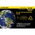 Nitecore NL166 16340 RCR123A 3.7V 650mAh oppladbart batteri lang levetid for lommelykter kamera og elektronikk
