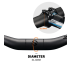 TOSEEK ZF-ONE MTB karbonstyre 31.8mm 580-760mm lett matt svart sykkeltilbehør for terrengsykkeloppgradering