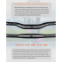 TOSEEK ZF-ONE MTB karbonstyre 31.8mm 580-760mm lett matt svart sykkeltilbehør for terrengsykkeloppgradering