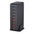 Effektiv 240W stasjonær GaN-lader 8-ports USB Type C PD hurtiglader for mobil nettbrett laptop hurtiglading