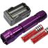 Multi Farge Velg LED lommelykt 1300 LUMENS 5 Modus Ultrafire 501B robust aluminium for friluftsliv camping