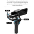 F6 3 Axis Gimbal Håndholdt Stabiliserer for Mobiltelefon Anti Shake Cinematisk Opptak Fang Øyeblikk