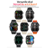 QX11 Smartklokke Herre | IP68 5ATM Sport Fitness Tracker | BT Samtale Pulsklokke 1,96