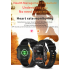 QX11 Smartklokke Herre | IP68 5ATM Sport Fitness Tracker | BT Samtale Pulsklokke 1,96