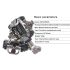 RACEWORK MTB Pedal Selvlåsende SPD-pedaler Lettvekt Kromstål Perfekt for Terrengsykling og Konkurransesykler